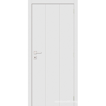 Simple Style White Primed Flush Panel Room Door Wood Door